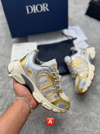 Zapatillas Dior B30 — Plata y dorado