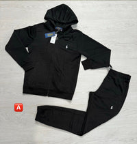 Chándal con cremallera y capucha Polo Ralph Lauren — Negro