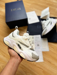 Zapatillas Dior B22 — Blanco y gris