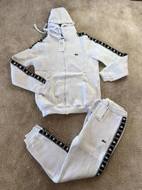 Chándal de algodón Lacoste — Blanco