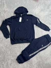 Chándal de algodón Lacoste — Azul marino
