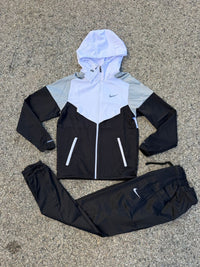 Chándal Nike Windrunner — Negro y blanco