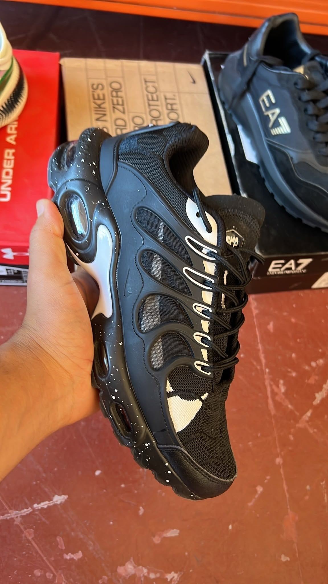 Zapatillas Nike Air Max Terrascape Plus — Negro y azul marino