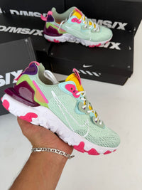 Zapatillas Nike React Vision — Verde menta y multicolor