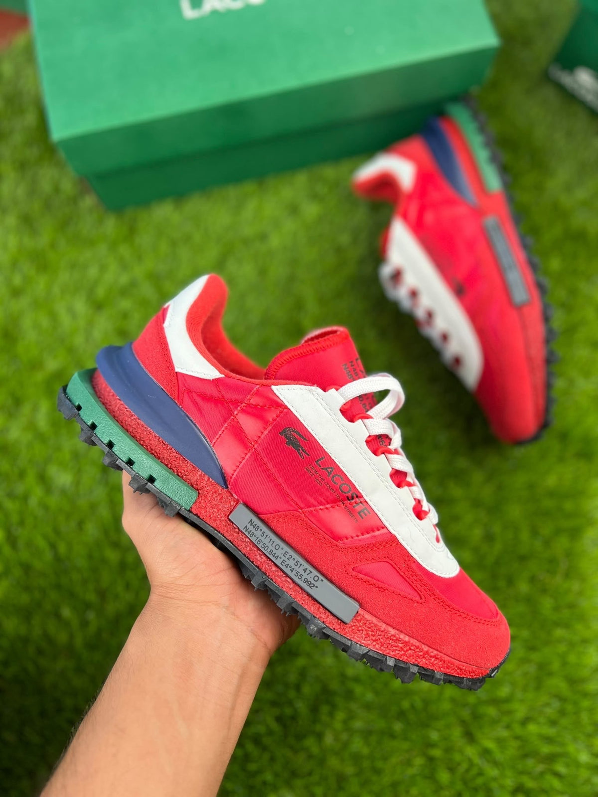Zapatillas Lacoste Elite Active — Rojo