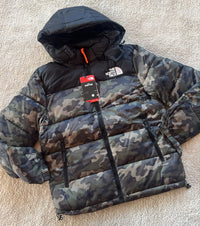 Plumífero con capucha The North Face — Camuflaje