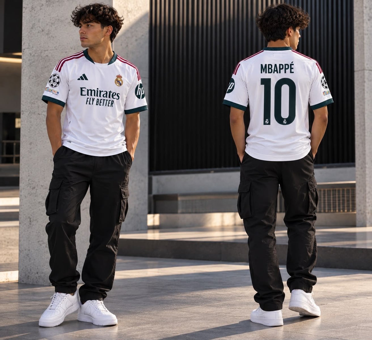 Camiseta Real Madrid Mbappé 10 — 1.ª equipación
