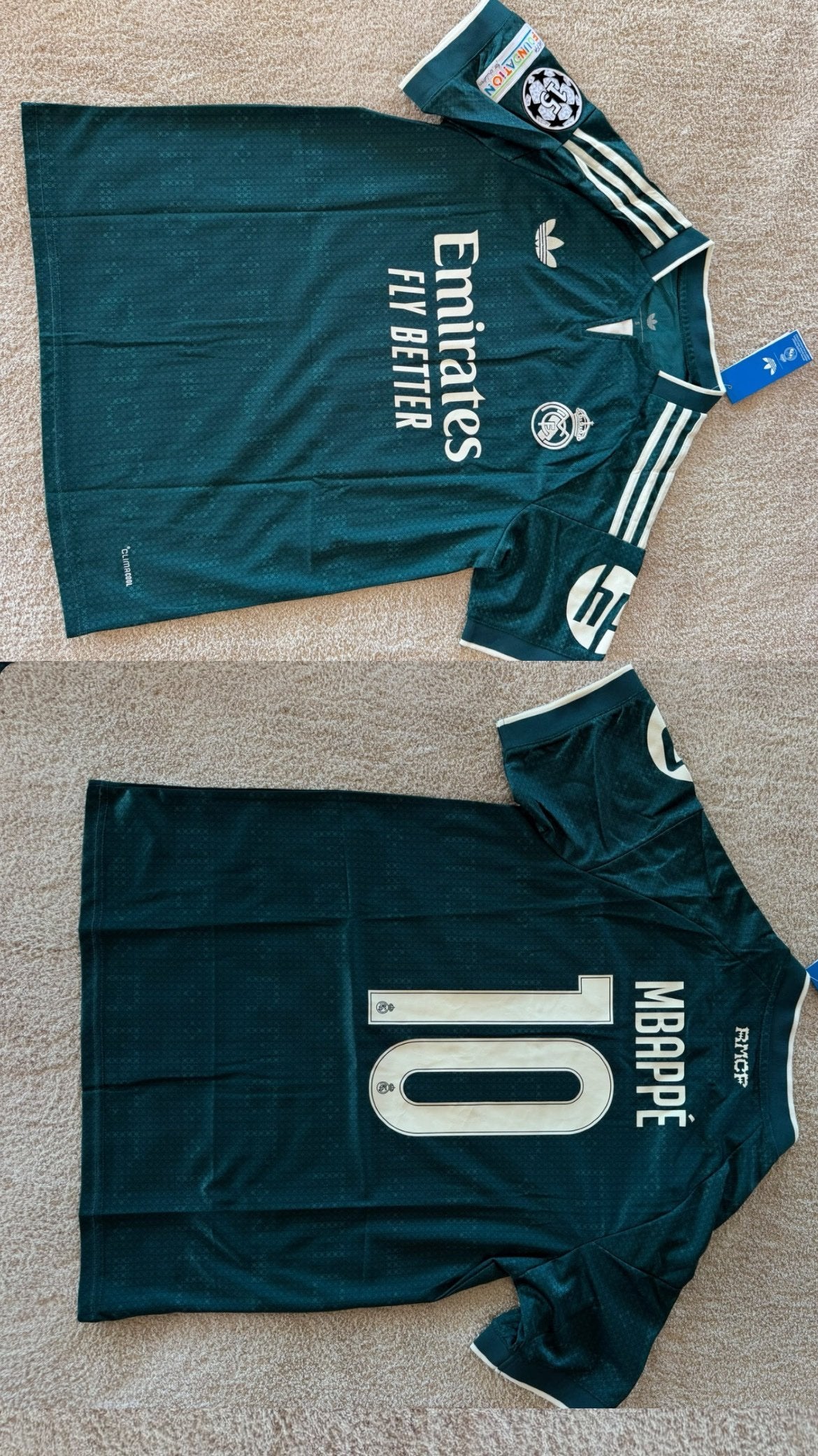 Camiseta Real Madrid Mbappé 10 — 3.ª equipación