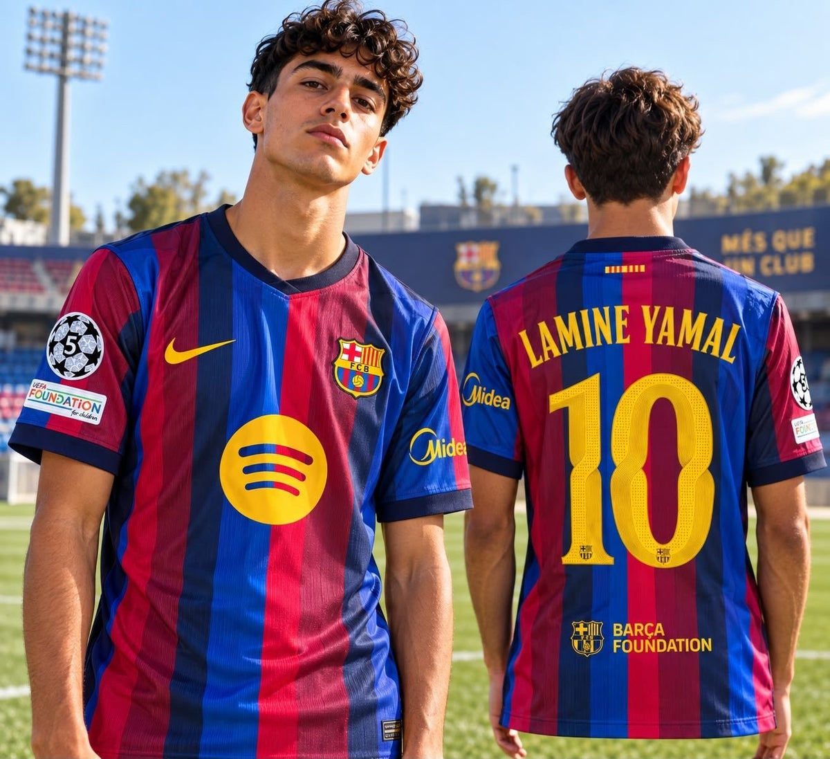 Camiseta FC Barcelona Lamine Yamal 10 — 1.ª equipación