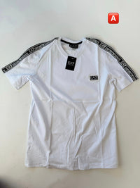 Conjunto EA7 Emporio Armani camiseta — Blanco