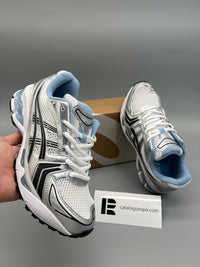 Zapatillas Asics Gel-Kayano — Blanco, plata y azul