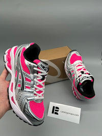 Zapatillas Asics Gel-Kayano — Rosa flúor y plata