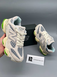 Zapatillas New Balance 9060 — Crema y verde