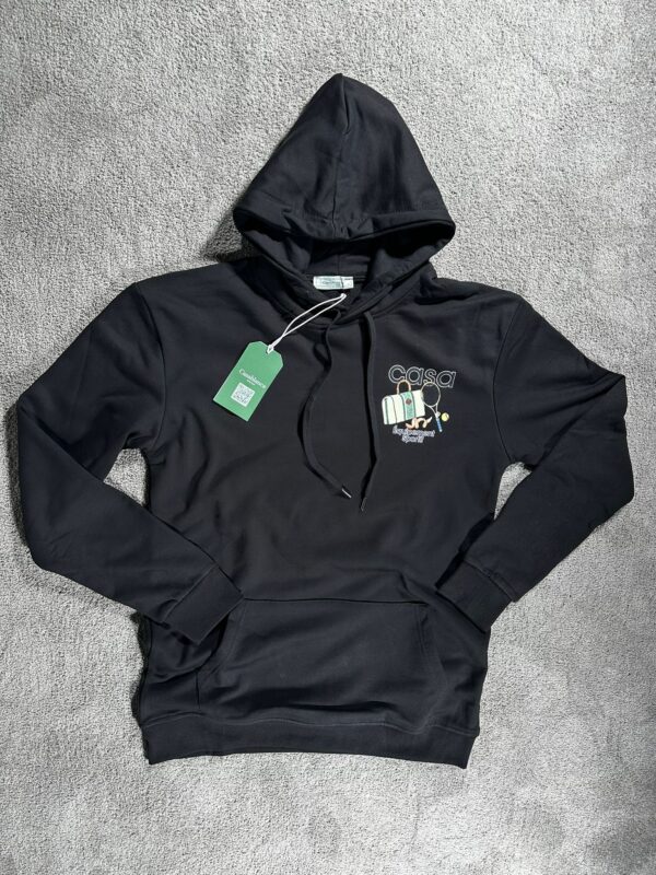Sudadera Casablanca Negra Tenis - Imagen 3