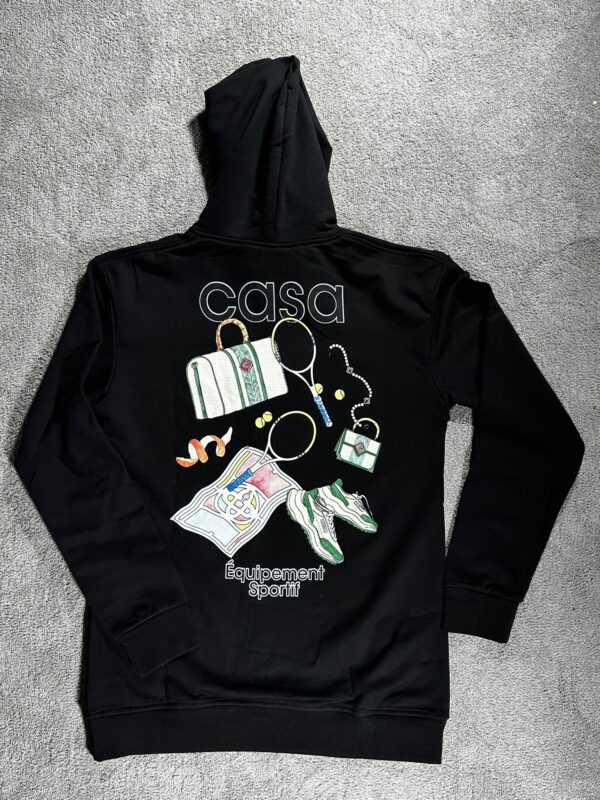 Sudadera Casablanca Negra Tenis